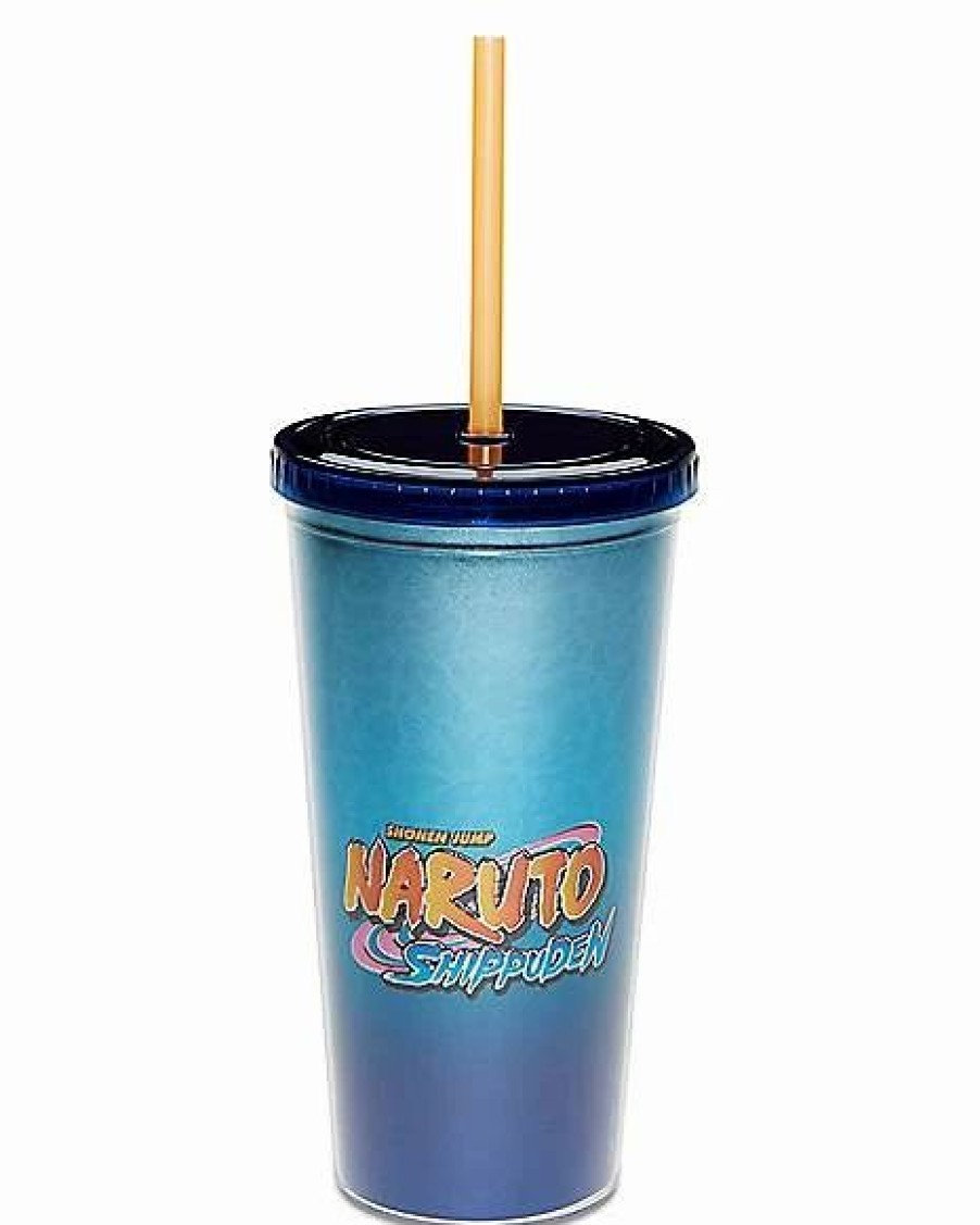 Anime * Top 10 Naruto Shippuden Cup With Straw 20 Oz. Naruto Blue