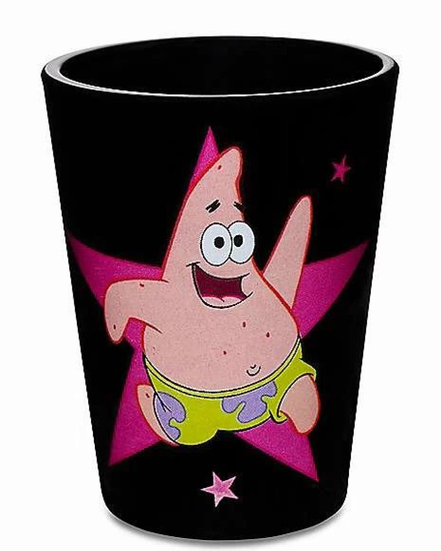 Television * Brand New Patrick Star Shot Glass 1.5 Oz. Spongebob Squarepants Black