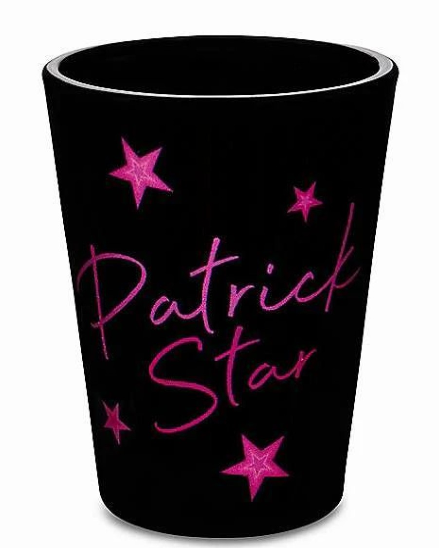 Television * Brand New Patrick Star Shot Glass 1.5 Oz. Spongebob Squarepants Black