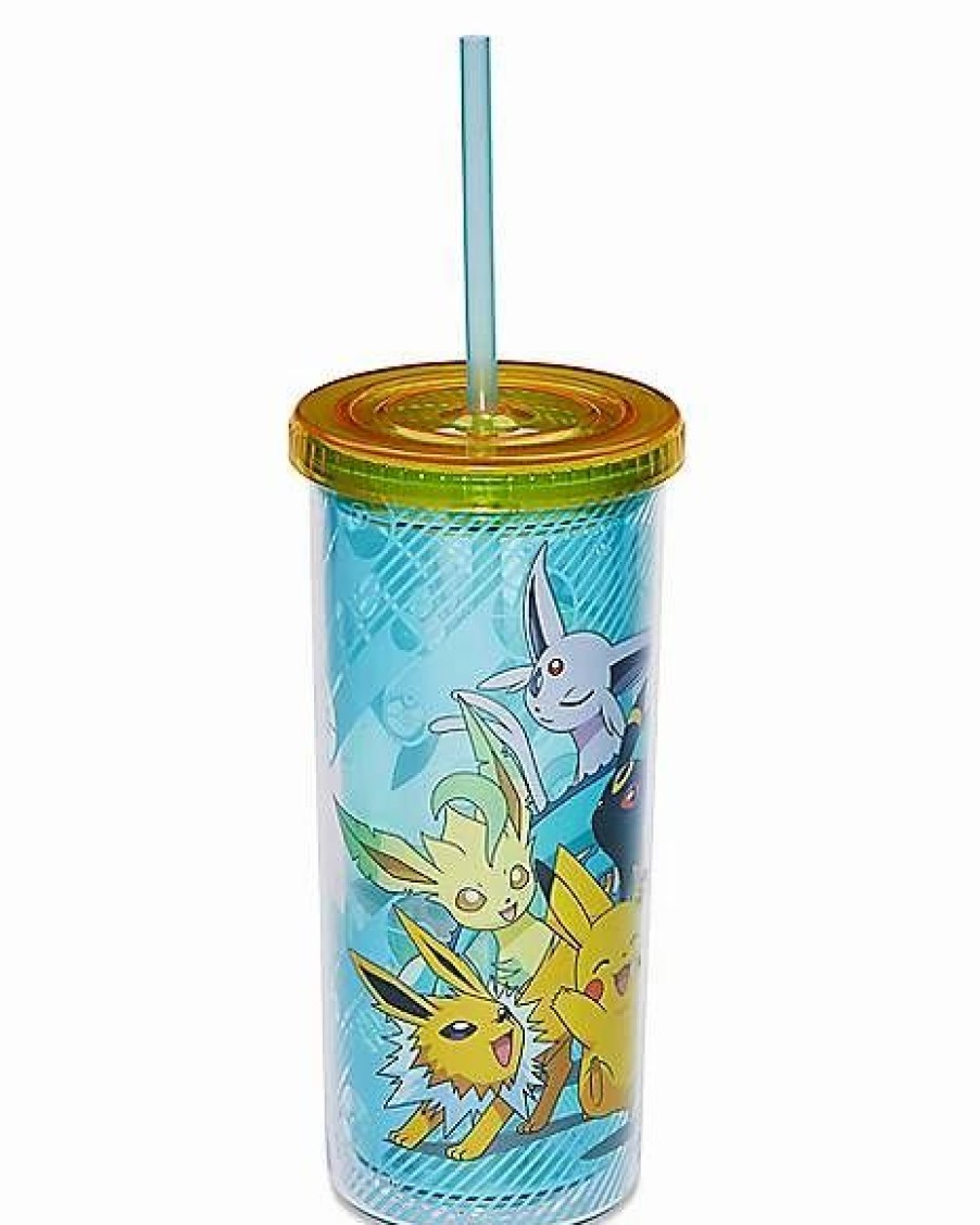 Anime * Cheapest Pokemon Cup With Straw 20 Oz. Blue