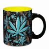 Coffee Mugs * Brand New Pineapple Leaf Coffee Mug 20 Oz. Multi-Color