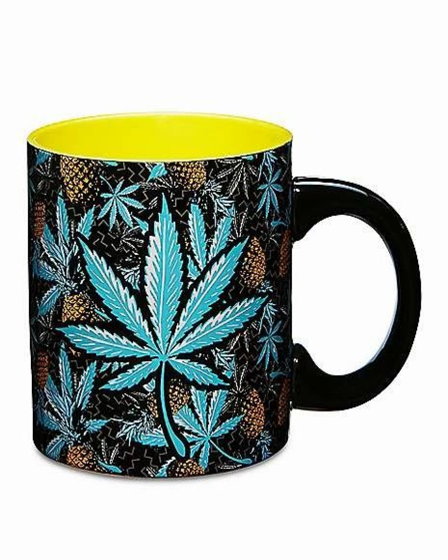 Coffee Mugs * Brand New Pineapple Leaf Coffee Mug 20 Oz. Multi-Color