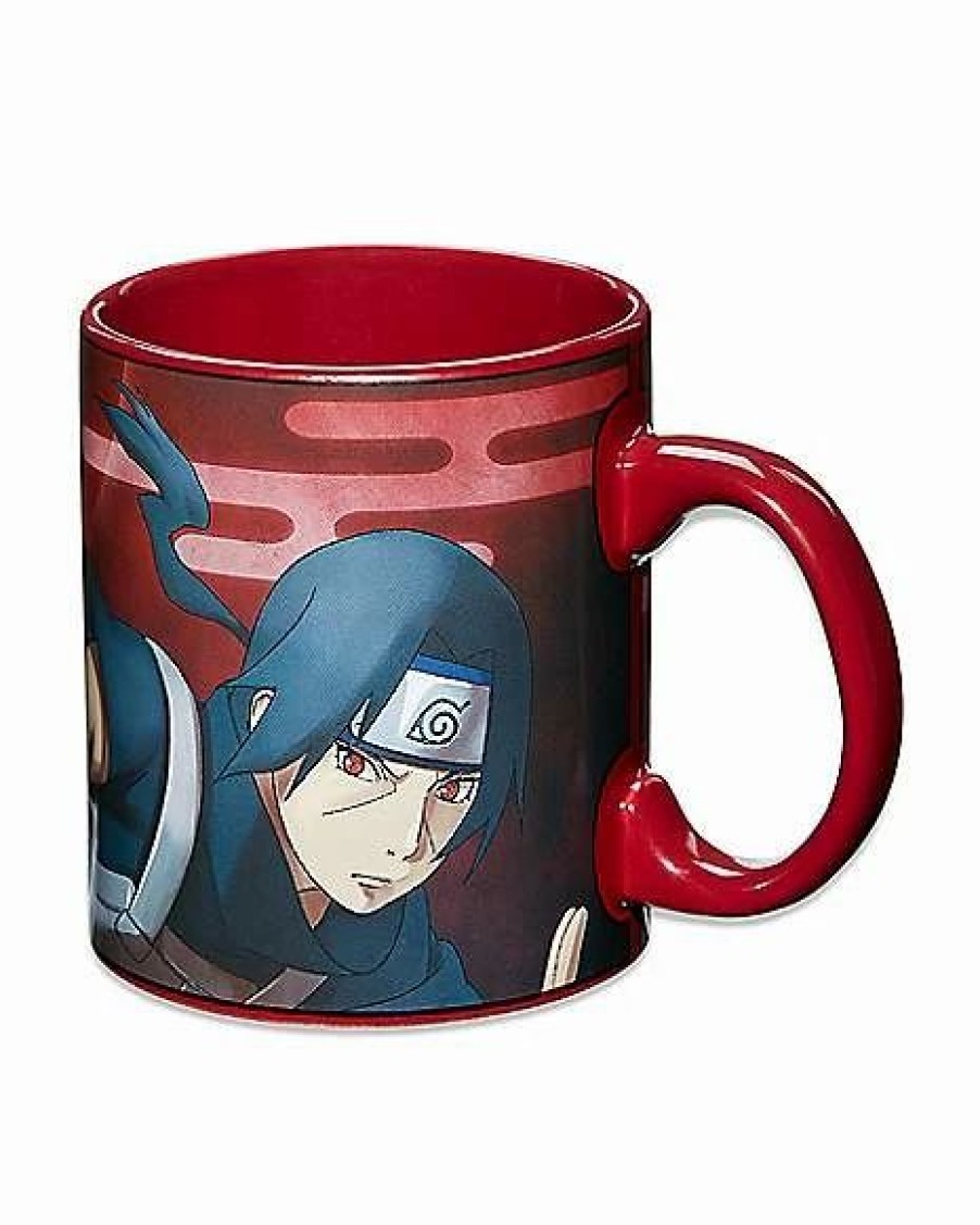 Anime * Brand New Itachi And Shisui Coffee Mug 20 Oz. Naruto Shippuden Black And Red