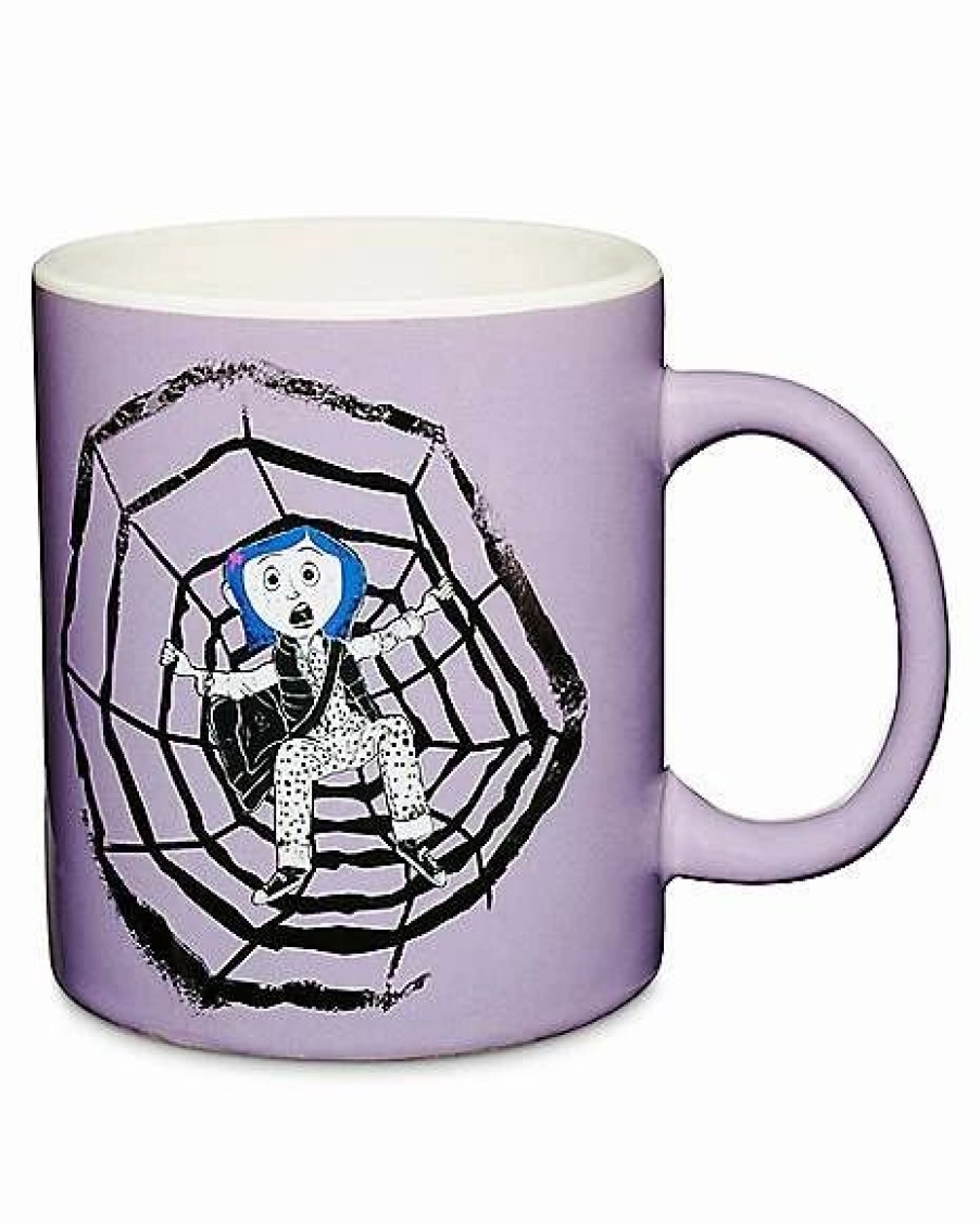 Coffee Mugs * Brand New Coraline Spiderweb Mug- 20 Oz White