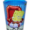 Television * Hot Sale Spongebob Squarepants Meme Shot Glass 2 Oz. Nickelodeon Blue