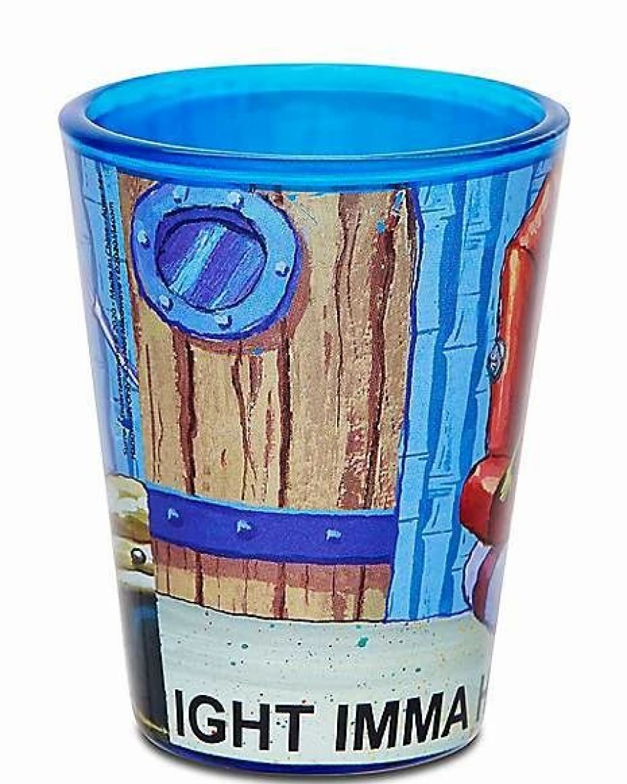 Television * Hot Sale Spongebob Squarepants Meme Shot Glass 2 Oz. Nickelodeon Blue