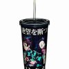 Anime * Deals Nezuko And Tanjiro Cup With Straw 20 Oz. Demon Slayer