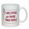 Christmas * Cheapest I Like Coffee Coffee Mug 22 Oz. White