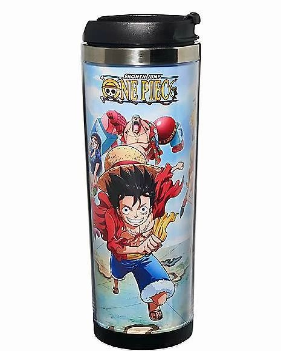 Anime * Promo One Piece Travel Mug 25 Oz. Multi-Color