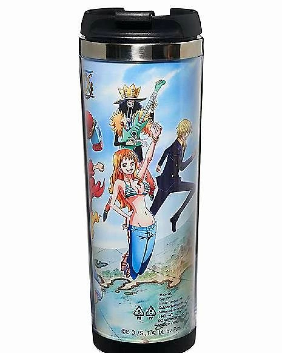 Anime * Promo One Piece Travel Mug 25 Oz. Multi-Color