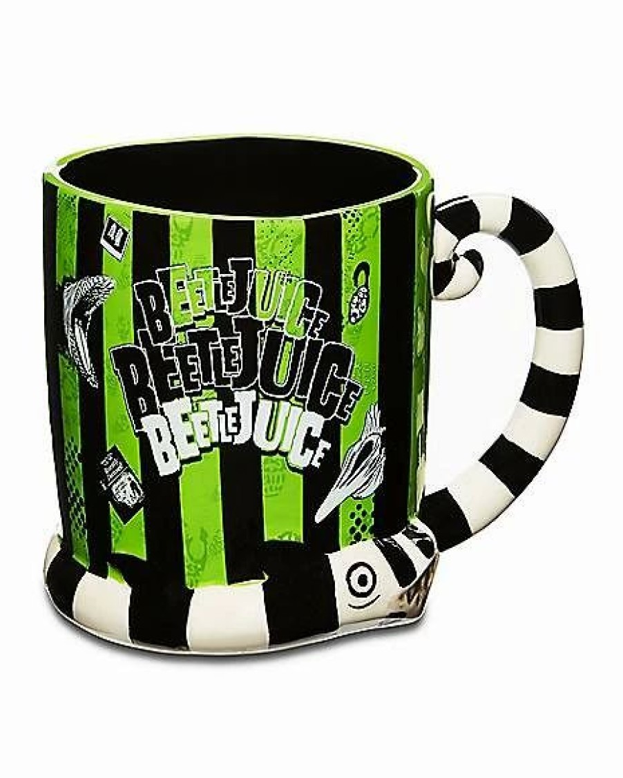 Coffee Mugs * Best Reviews Of Molded Beetlejuice Coffee Mug 20 Oz. Multi-Color