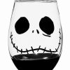 Halloween * New Jack Skellington Stemless Glass 20 Oz. The Nightmare Before Christmas Clear