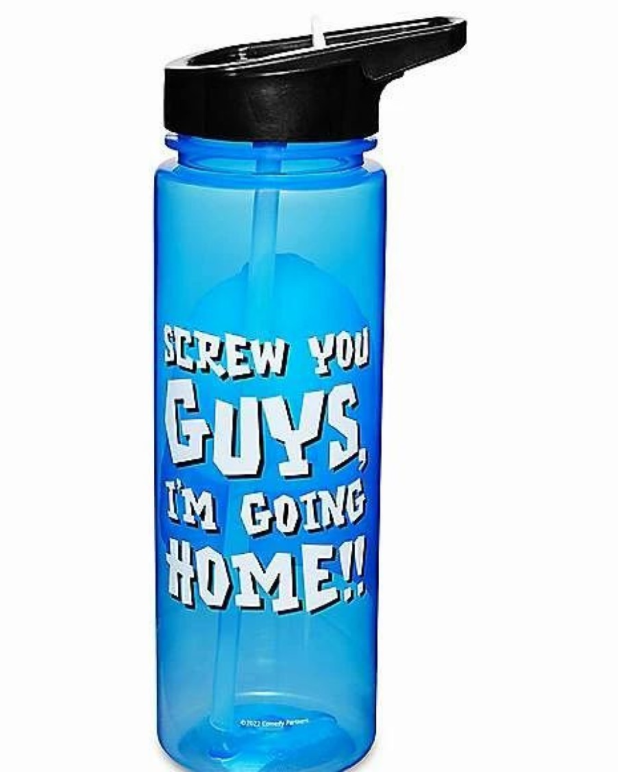 Plastic Drinkware * Best Reviews Of Screw You Guys Cartman Water Bottle 24 Oz. South Park Blue