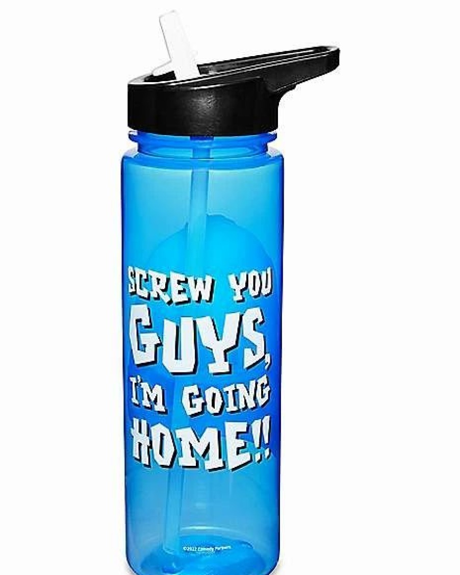 Plastic Drinkware * Best Reviews Of Screw You Guys Cartman Water Bottle 24 Oz. South Park Blue