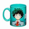 Anime * Best Sale Deku Heat Changing Coffee Mug 16 Oz. My Hero Academia Teal