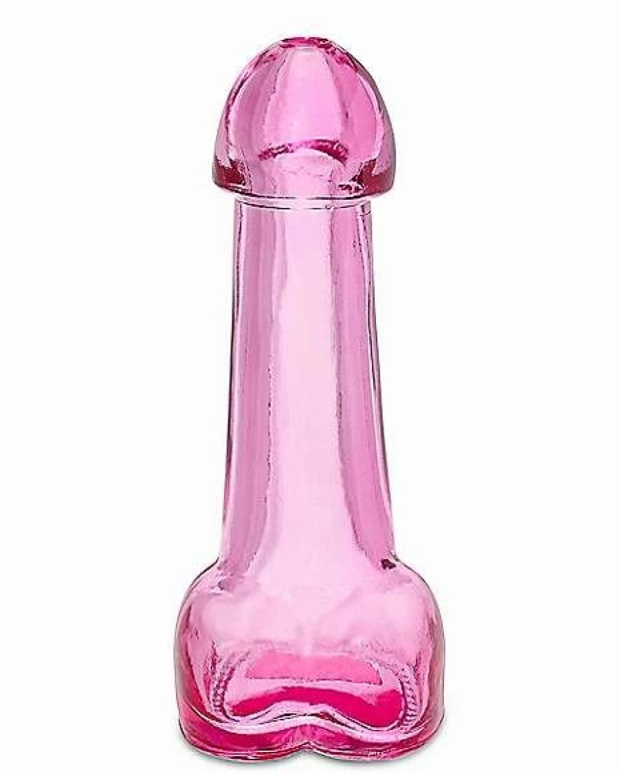 Shooters & Shot Glasses * Top 10 Molded Penis Shot Glass 3 Oz. Pink