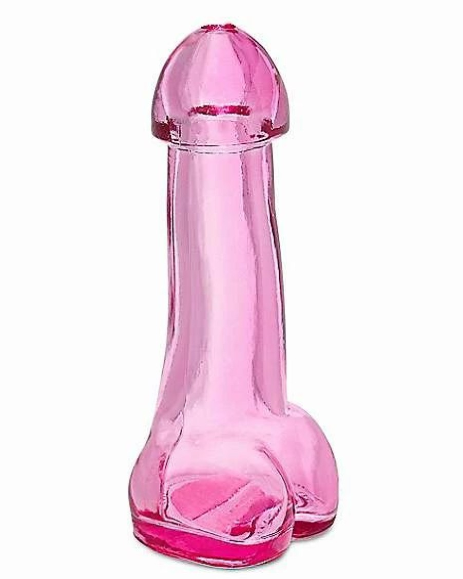 Shooters & Shot Glasses * Top 10 Molded Penis Shot Glass 3 Oz. Pink