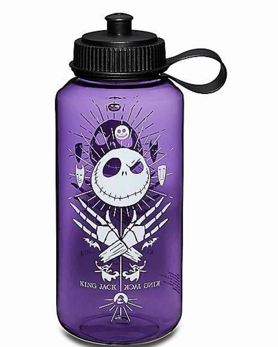 Movies * Cheapest King Jack Skellington Water Bottle 32 Oz. The Nightmare Before Christmas Purple