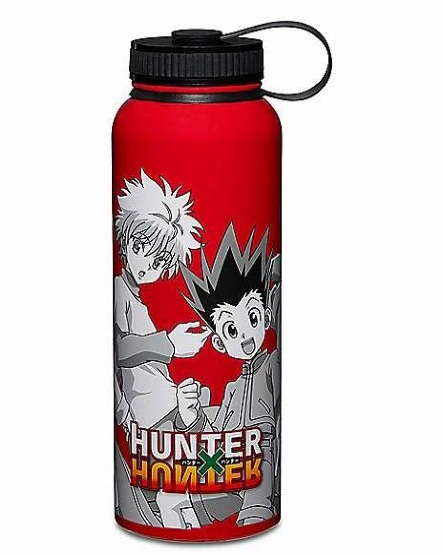 Anime * Deals Gon And Killua Water Bottle 40 Oz. Hunter X Hunter Red