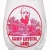 Halloween * Best Sale Camp Crystal Lake Stemless Glass Friday The 13Th