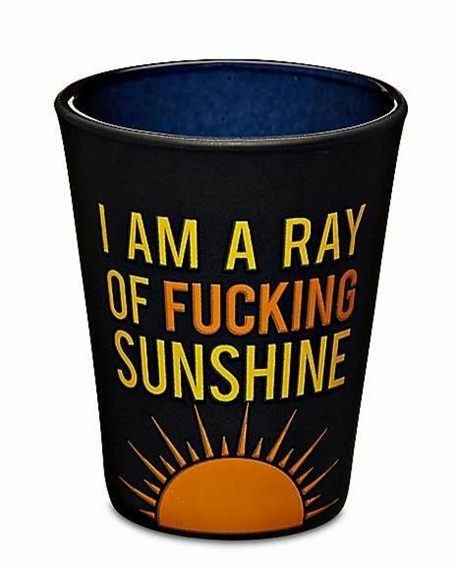 Christmas * Outlet I Am A Ray Of Fucking Sunshine Shot Glass 2 Oz. Multi-Color