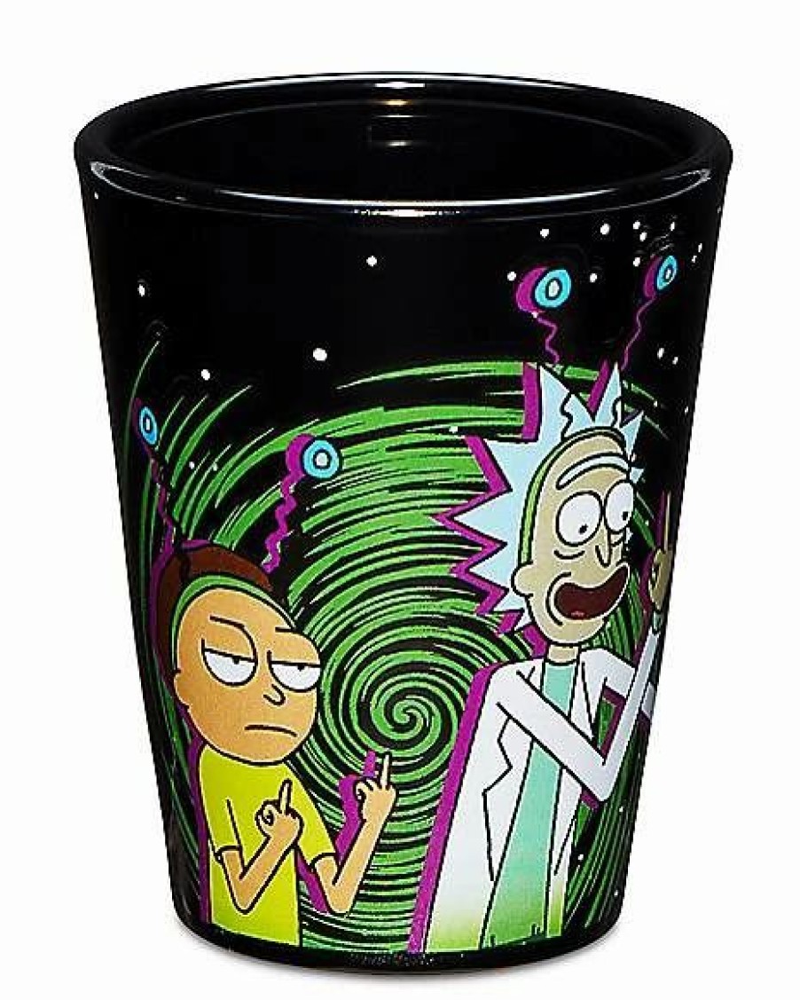 Television * Outlet Peace Among Worlds Rick And Morty Shot Glass 2 Oz. Multi-Color