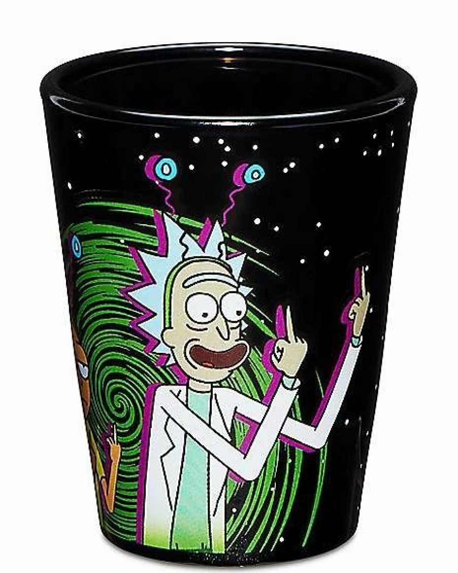 Television * Outlet Peace Among Worlds Rick And Morty Shot Glass 2 Oz. Multi-Color