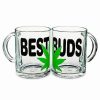 Christmas * Top 10 Best Buds Glass Coffee Mugs 2 Pack