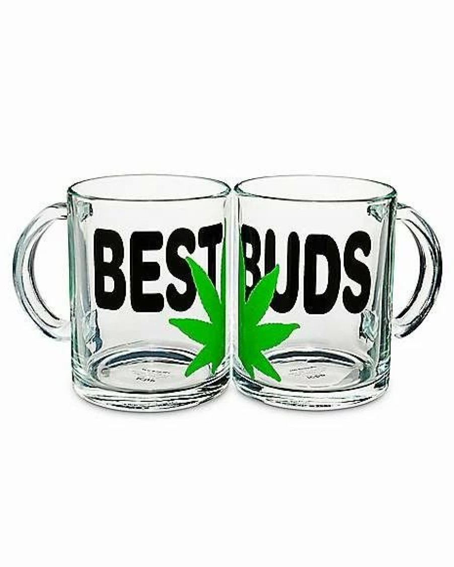 Christmas * Top 10 Best Buds Glass Coffee Mugs 2 Pack