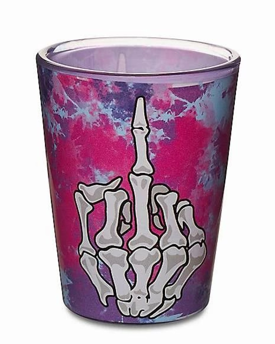 Shooters & Shot Glasses * Best Pirce Skeleton Finger Shot Glass 1.5 Oz. Multi-Color