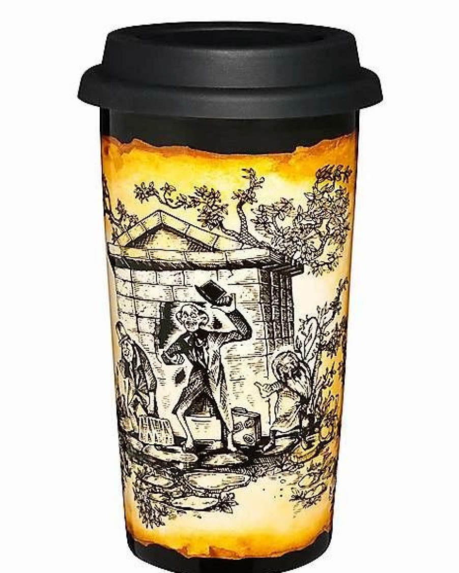 Halloween * Best Pirce Three Thumbs Up Travel Mug 13 Oz. The Haunted Mansion