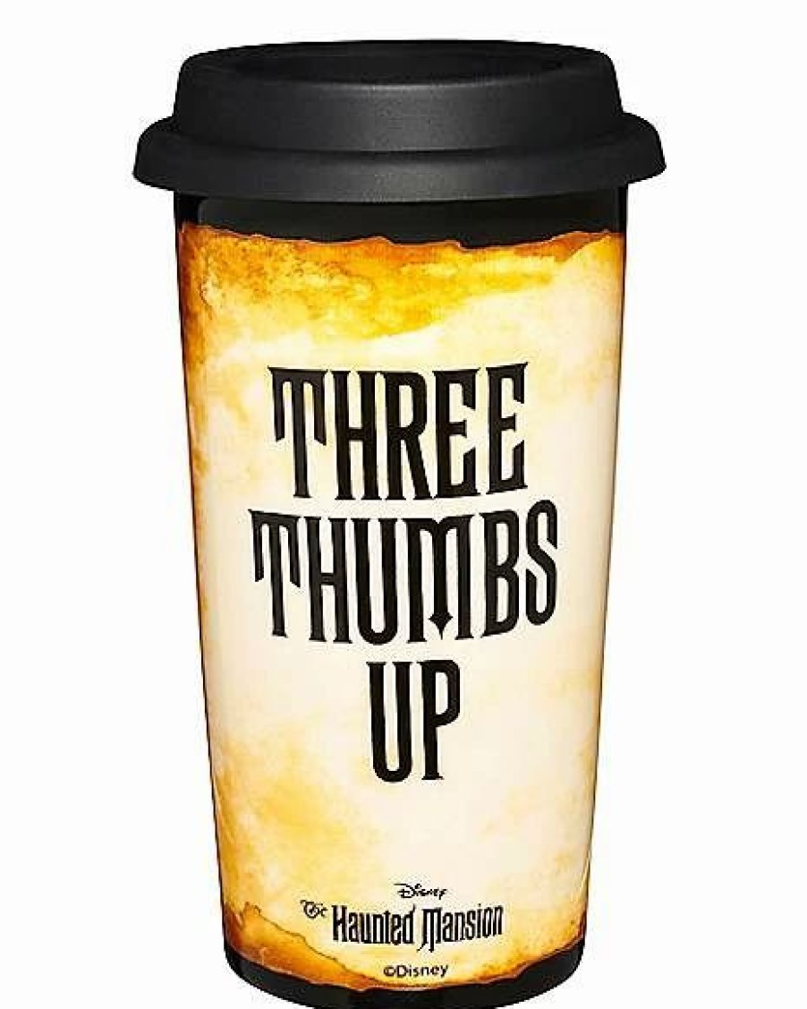 Halloween * Best Pirce Three Thumbs Up Travel Mug 13 Oz. The Haunted Mansion