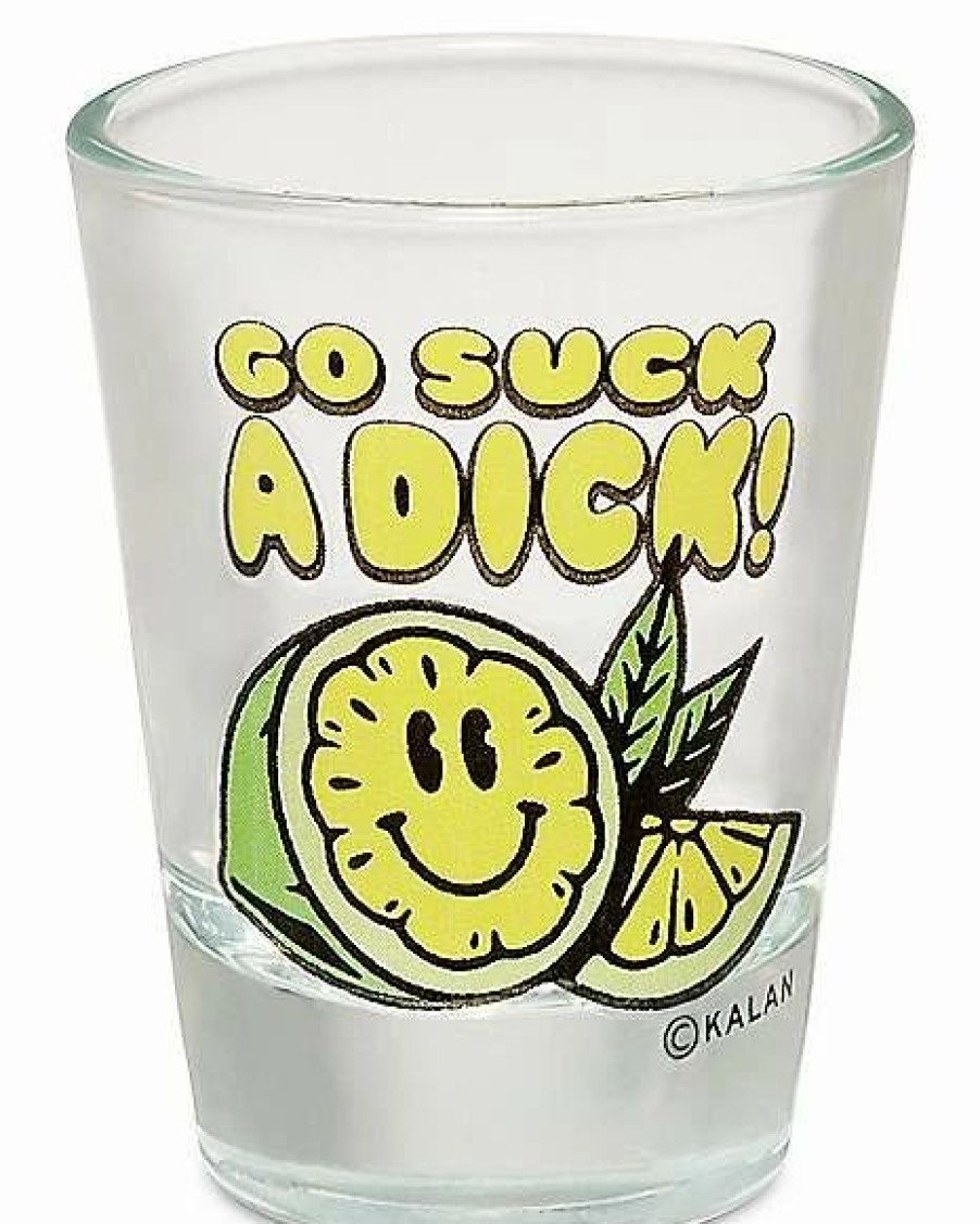 Shooters & Shot Glasses * Flash Sale Go Suck A Dick Lemon Shot Glass 1.5 Oz. Clear