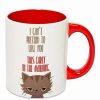 Coffee Mugs * Promo Early In The Morning Cat Coffee Mug 20 Oz. Multi-Color