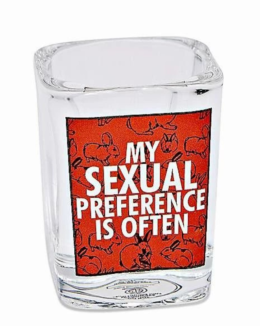 Shooters & Shot Glasses * Top 10 Square My Sexual Preference Is Often Shot Glass 1.5 Oz. Multi-Color