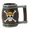 Coffee Mugs * Cheapest Straw Hat Pirates Logo Molded Coffee Mug 12 Oz. One Piece Brown