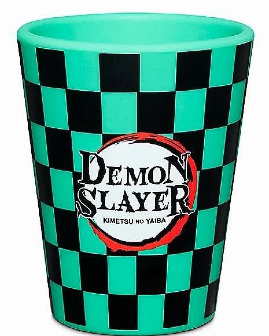 Anime * Budget Tanjiro Shot Glass 1.5 Oz. Demon Slayer Green