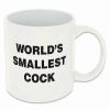 Coffee Mugs * Cheapest World'S Smallest Cock Coffee Mug 20 Oz. White