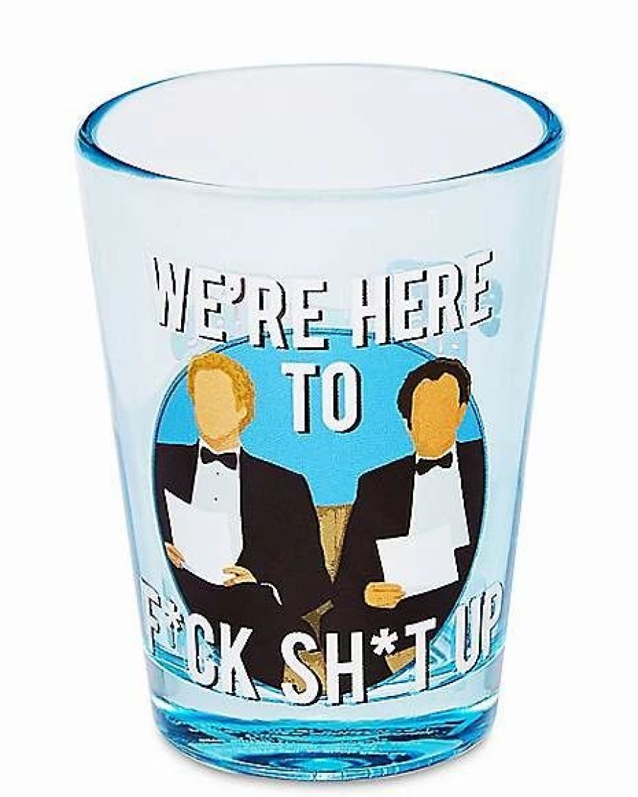 Christmas * Discount Here To Fuck Shit Up Shot Glass 1.5 Oz. Step Brothers Blue