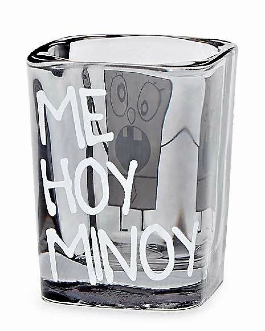 Television * Cheapest Me Hoy Minoy Doodlebob Shot Glass 1.5 Oz. Spongebob Squarepants Black