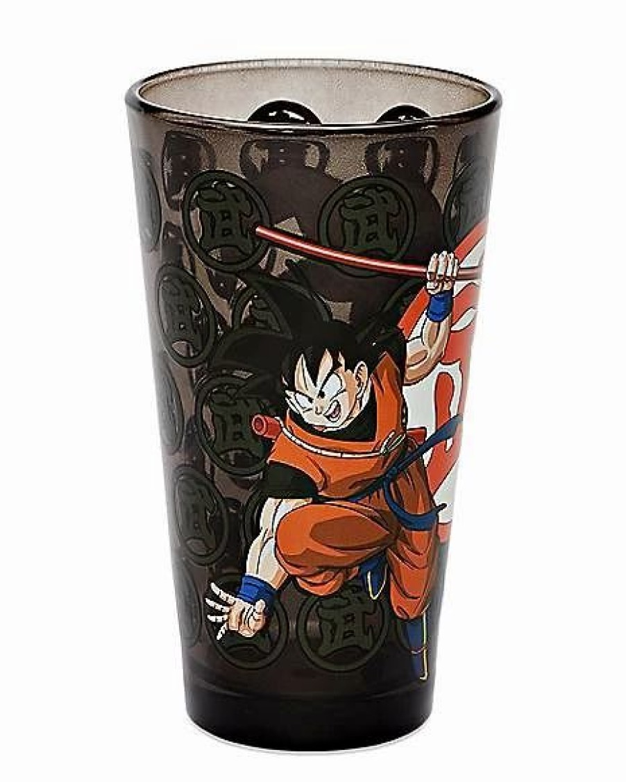 Anime * Best Sale Goku Fight Pint Glass 16 Oz. Dragon Ball Z Multi-Color