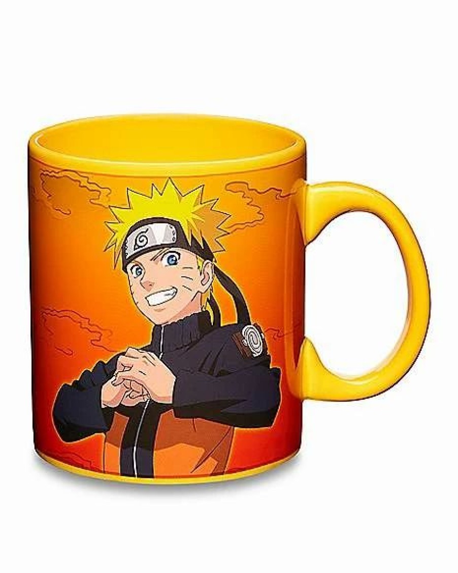 Anime * Wholesale Leaf Village Symbol Naruto Coffee Mug 20 Oz. Orange