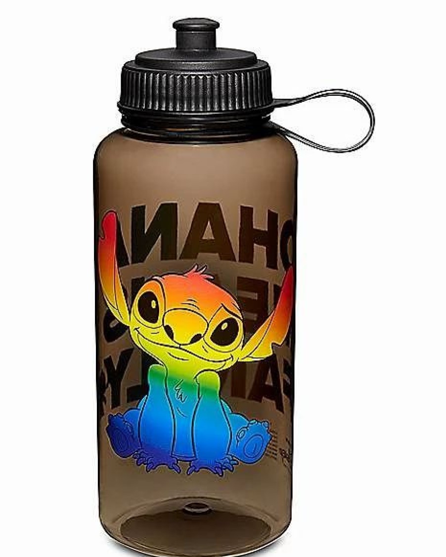 Movies * Hot Sale Ohana Means Family Stitch Pride Water Bottle 33 Oz. Lilo & Stitch Black