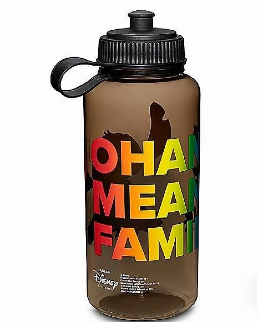 Movies * Hot Sale Ohana Means Family Stitch Pride Water Bottle 33 Oz. Lilo & Stitch Black