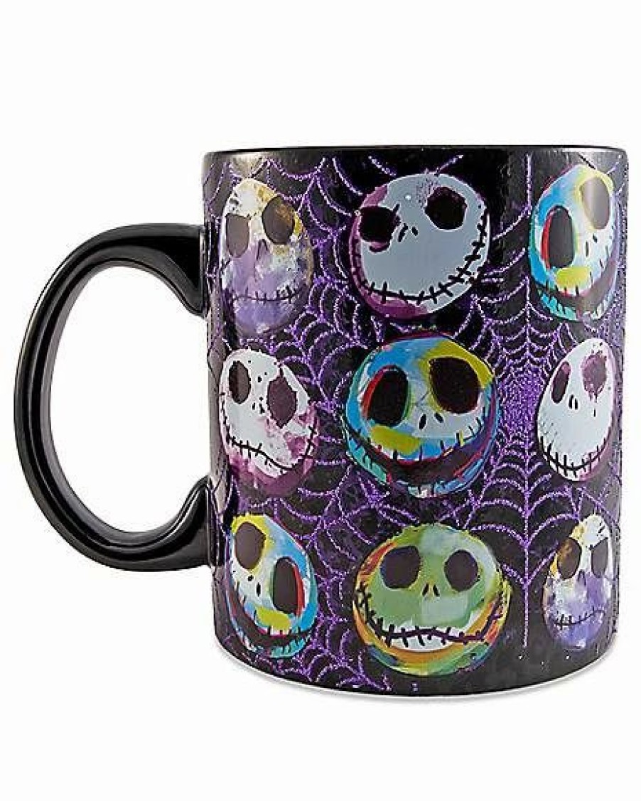 Halloween * Best Reviews Of Glitter Jack Skellington Coffee Mug 20 Oz. The Nightmare Before Christmas Black