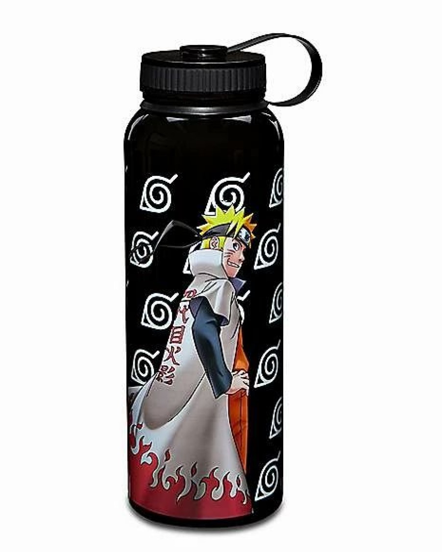 Anime * Buy Naruto Shippuden Water Bottle 40 Oz. Black