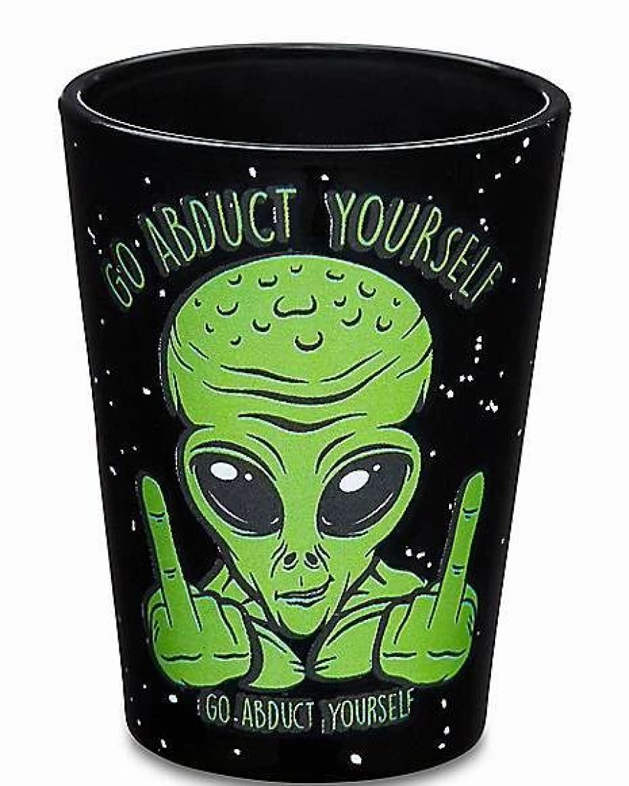 Christmas * Best Pirce Abduct Yourself Alien Shot Glass 1.5 Oz. Black