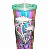 Christmas * Deals Drink Me Mushroom Cup With Straw 20 Oz.