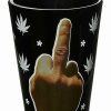 Shooters & Shot Glasses * Wholesale Middle Finger Shot Glass 1.5 Oz. Black