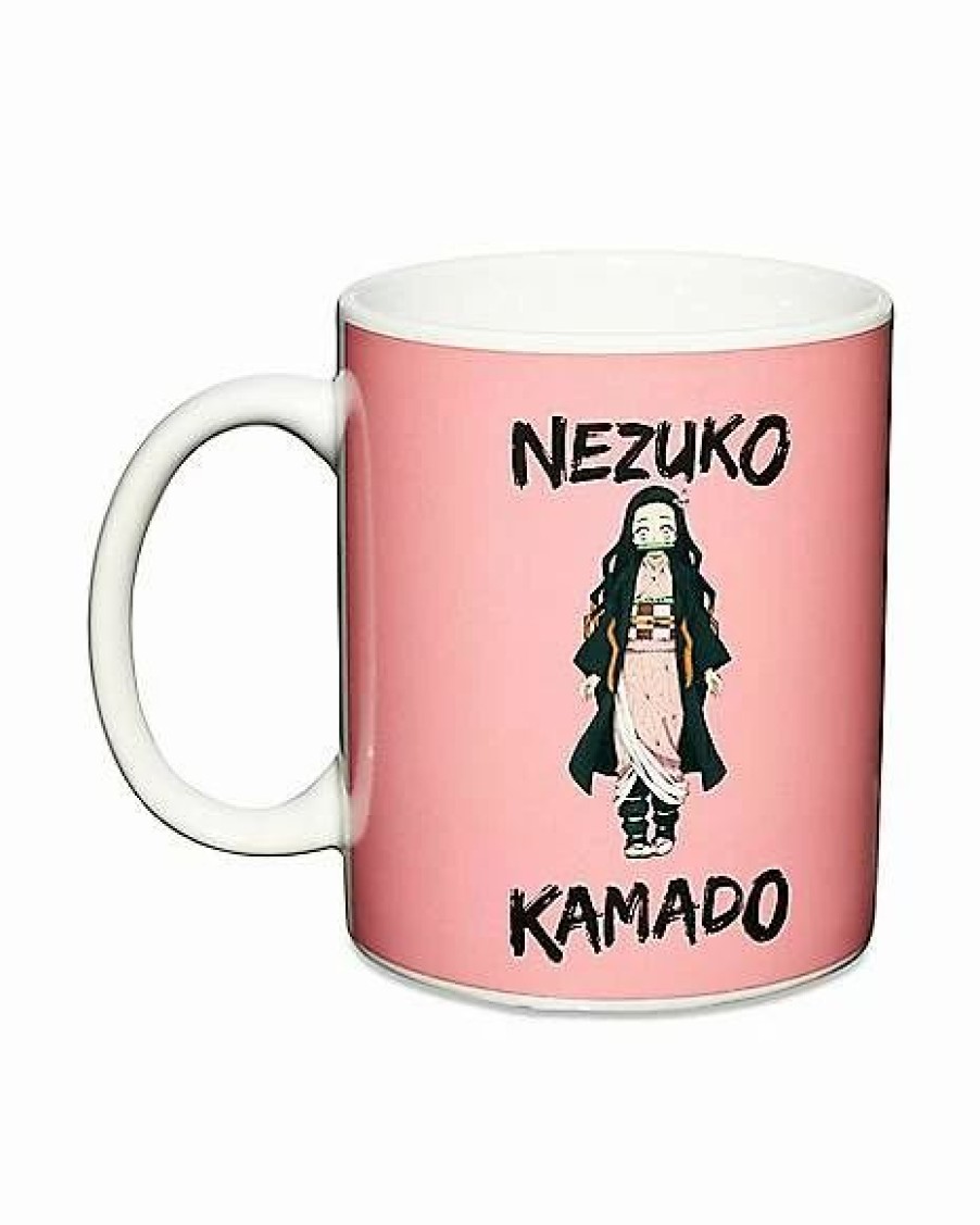 Anime * Budget Nezuko Kamado Coffee Mug 12 Oz. Demon Slayer Pink